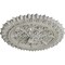 Ekena Millwork Lariah Ceiling Medallion (Fits Canopies up to 1 3/8"), 24 3/4"OD 1 3/8"ID x 3 1/4"P, Pot of Cream CM24LAPCF - alternate 4